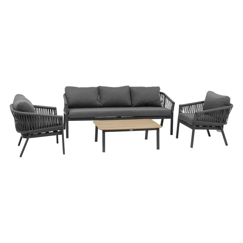 Salon de jardin Oriengo 5 places anthracite/graphite Hespéride Salon De Jardin Oriengo 5 Places Anthracite/graphite Hespéride -Ledepot-bailleul Soldes Magasin salon jardin oriengo 5 places anthracite graphite hesperide 1