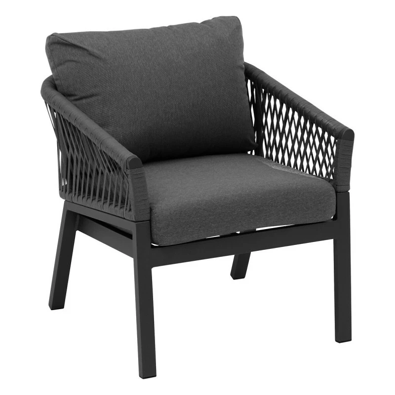 Salon de jardin Oriengo 5 places anthracite/graphite Hespéride Salon De Jardin Oriengo 5 Places Anthracite/graphite Hespéride -Ledepot-bailleul Soldes Magasin salon jardin oriengo 5 places anthracite graphite hesperide 4