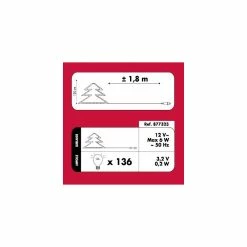 Sapin De Noël 120 Cm Vert Lumineux LED Blanc 4 Sapin De Noël 120 Cm Vert Lumineux LED Blanc -Ledepot-bailleul Soldes Magasin sapin lumineux 120 cm vert fibre optique 2