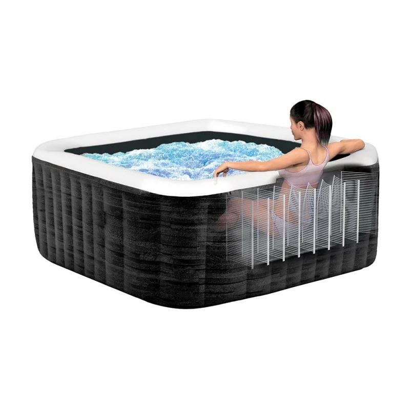Spa gonflable 4 places ardoise carré Intex Spa Gonflable 4 Places Ardoise Carré Intex -Ledepot-bailleul Soldes Magasin spa gonflable 4 places ardoise carre intex 1