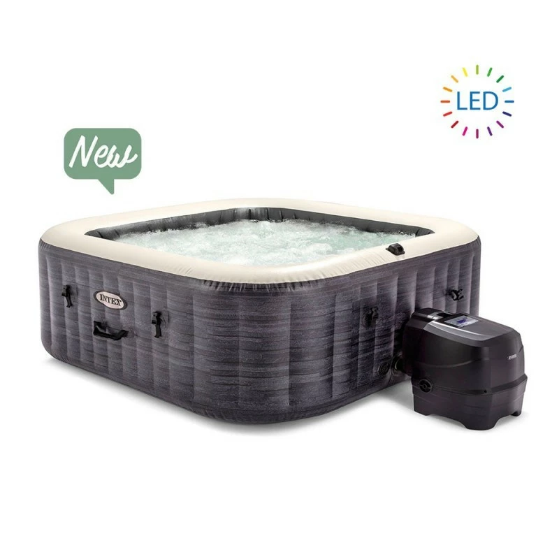 Spa gonflable 6 places ardoise carré Intex Spa Gonflable 6 Places Ardoise Carré Intex -Ledepot-bailleul Soldes Magasin spa gonflable 6 places ardoise carre