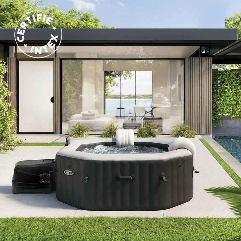 Spa gonflable Intex octogonal 4 places Spa Gonflable Intex Octogonal 4 Places -Ledepot-bailleul Soldes Magasin spa gonflable intex octogonal 4 places