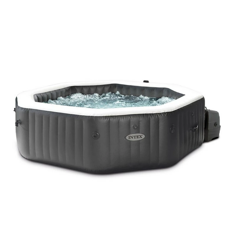 Spa gonflable Intex octogonal 6 places carbone Spa Gonflable Intex Octogonal 6 Places Carbone -Ledepot-bailleul Soldes Magasin spa gonflable intex octogonal 6 p new carbone 8