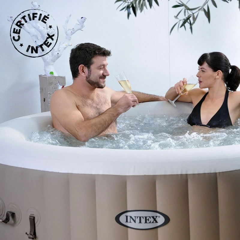 Spa gonflable Sahara 4 places Intex Spa Gonflable Sahara 4 Places Intex -Ledepot-bailleul Soldes Magasin spa gonflable sahara 4 places intex 6