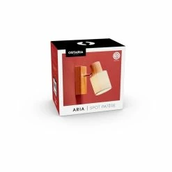 Spot Aria En Bois Et Tissu Blanc Ostaria -Ledepot-bailleul Soldes Magasin spot aria en bois et tissu blanc ostaria 2