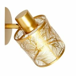 Spot Calathéa Métal Ajouré Doré Ostaria 5 Spot Calathéa Métal Ajouré Doré Ostaria -Ledepot-bailleul Soldes Magasin spot calathea metal ajoure dore ostaria 2