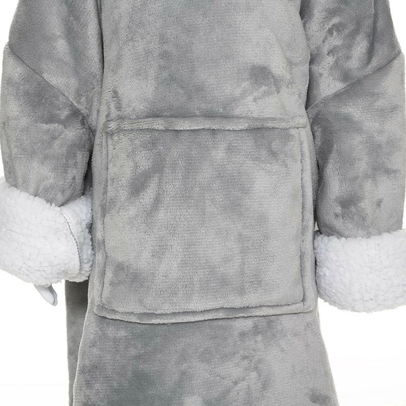 Sweat plaid à capuche ours gris enfant Atmosphera Sweat Plaid à Capuche Ours Gris Enfant Atmosphera -Ledepot-bailleul Soldes Magasin sweat plaid a capuche ours gris enfant atmosphera 3