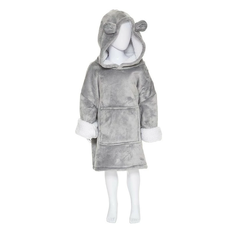 Sweat plaid à capuche ours gris enfant Atmosphera Sweat Plaid à Capuche Ours Gris Enfant Atmosphera -Ledepot-bailleul Soldes Magasin sweat plaid a capuche ours gris enfant atmosphera