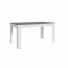 Table à Manger 160cm Blanc Et Gris Béton Gent 2 Table à Manger 160cm Blanc Et Gris Béton Gent -Ledepot-bailleul Soldes Magasin table a manger 160cm blanc et gris beton gent