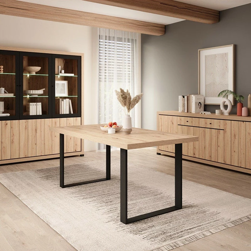 Table à manger 180 cm pieds métal Eden Table à Manger 180 Cm Pieds Métal Eden -Ledepot-bailleul Soldes Magasin table a manger 180 cm pieds metal eden 1 1