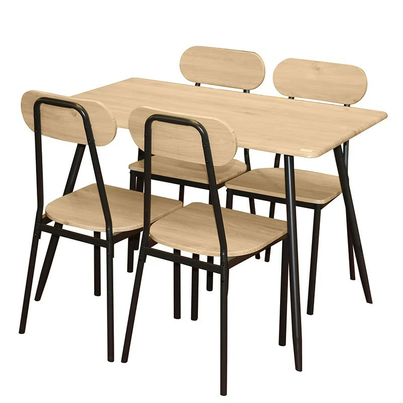 Table à manger et 4 chaises pieds métal noir Friends Table à Manger Et 4 Chaises Pieds Métal Noir Friends -Ledepot-bailleul Soldes Magasin table a manger et 4 chaises pieds metal noir friends