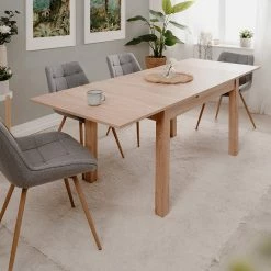 Table à Manger Extensible 120/200 Cm Longford -Ledepot-bailleul Soldes Magasin table a manger extensible 120200 cm longford 1 1