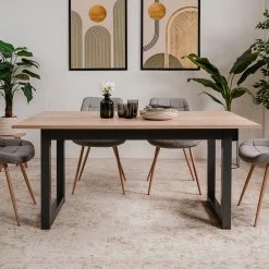 Table à Manger Extensible 160/200 Cm 9 Table à Manger Extensible 160/200 Cm -Ledepot-bailleul Soldes Magasin table a manger extensible 160200 cm 7