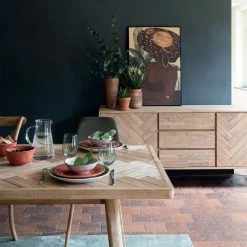 Table à Manger Extensible Bois D'acacia Aeris Atmosphera -Ledepot-bailleul Soldes Magasin table a manger extensible bois d acacia aeris atmosphera 1 6