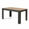 Table à Manger 160 Cm Coloris Noir Et Bois Wiva 1 Table à Manger 160 Cm Coloris Noir Et Bois Wiva -Ledepot-bailleul Soldes Magasin table a manger lodz 160cm