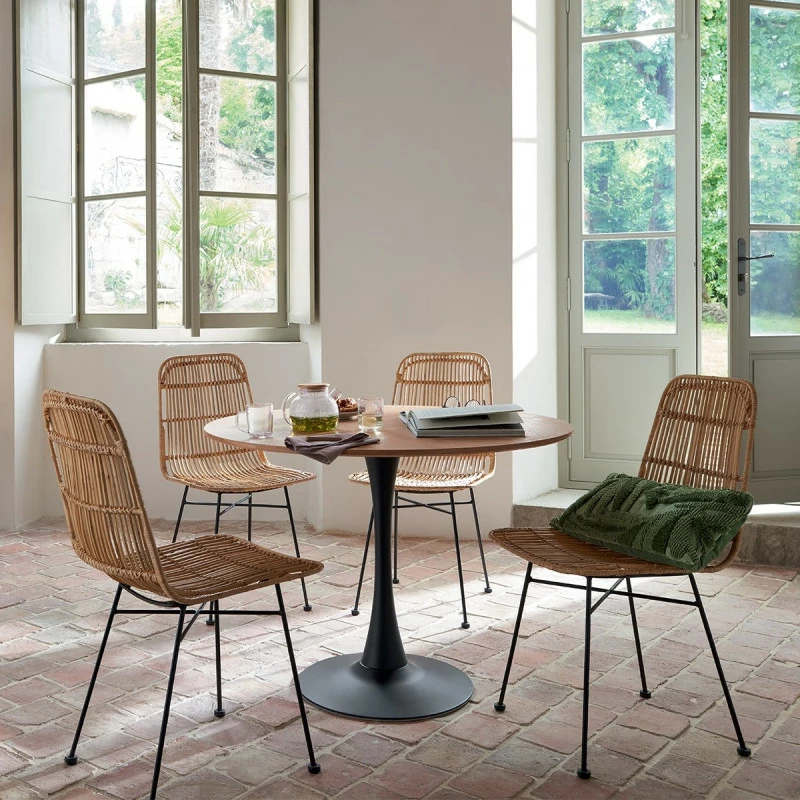 Table à manger ronde D102 Elias Atmosphera Table à Manger Ronde D102 Elias Atmosphera -Ledepot-bailleul Soldes Magasin table a manger ronde d102 elias atmosphera 1