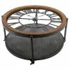 Table Basse Chrono Ronde Noire Atmosphera -Ledepot-bailleul Soldes Magasin table basse chrono ronde noire atmosphera