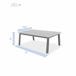 Table Basse Extérieure Oriengo Graphite Hespéride 5 Table Basse Extérieure Oriengo Graphite Hespéride -Ledepot-bailleul Soldes Magasin table basse exterieure oriengo graphite hesperide 3