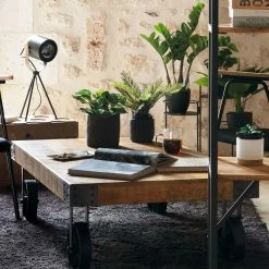 Table Basse Silas Bois Massif Atmosphera 7 Table Basse Silas Bois Massif Atmosphera -Ledepot-bailleul Soldes Magasin table basse manguier bois massif atmosphera 5