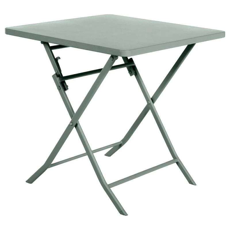 Table carrée pliante Greensboro 2p vert olive Hespéride Table Carrée Pliante Greensboro 2p Vert Olive Hespéride -Ledepot-bailleul Soldes Magasin table carree exterieur greensboro vert olive hesperide