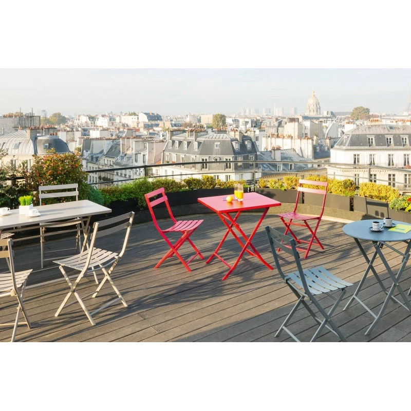 Table carrée pliante Greensboro 2p graphite Hespéride Table Carrée Pliante Greensboro 2p Graphite Hespéride -Ledepot-bailleul Soldes Magasin table carree greensboro graphite 3