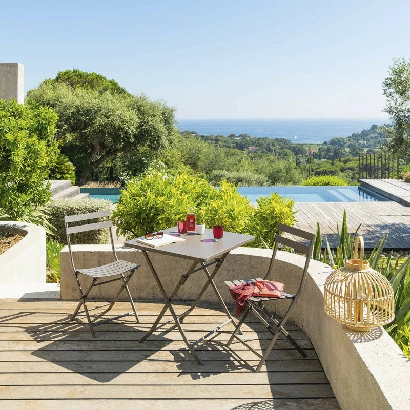 Table carrée pliante Greensboro 2p tonka Hespéride Table Carrée Pliante Greensboro 2p Tonka Hespéride -Ledepot-bailleul Soldes Magasin table carree greensboro tonka hesperide 2