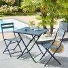 Table Carrée Pliante Greensboro 2p Bleu Pétrole Hespéride 2 Table Carrée Pliante Greensboro 2p Bleu Pétrole Hespéride -Ledepot-bailleul Soldes Magasin table carree pliante greensboro 2 bleu petrole hesperide