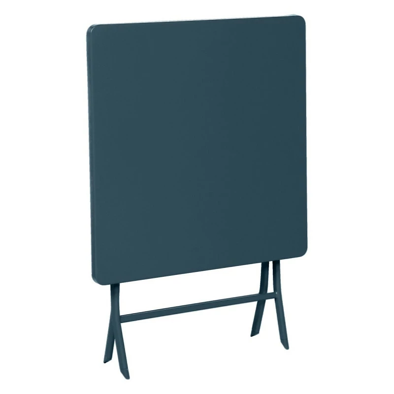 Table carrée pliante Greensboro 2p bleu pétrole Hespéride Table Carrée Pliante Greensboro 2p Bleu Pétrole Hespéride -Ledepot-bailleul Soldes Magasin table carree pliante greensboro 2 bleu petrole hesperide 2