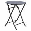 Table Ronde Pliante Greensboro 2p Graphite Hespéride 1 Table Ronde Pliante Greensboro 2p Graphite Hespéride -Ledepot-bailleul Soldes Magasin table de jardin ronde hesperide 60cm greensboro graphite