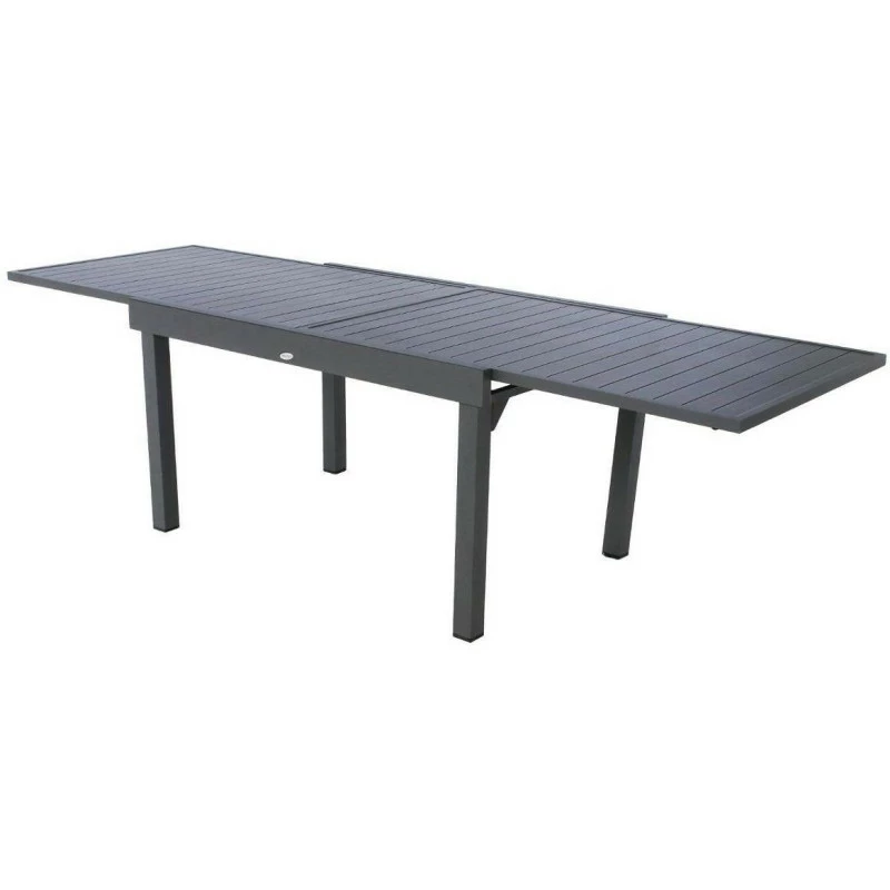 Table rectangulaire extensible Piazza 10 p. graphite Hespéride Table Rectangulaire Extensible Piazza 10 P. Graphite Hespéride -Ledepot-bailleul Soldes Magasin table rectangulaire extensible piazza 10 personnes graphite hesperide 3