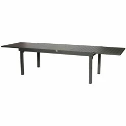 Table Rectangulaire Extensible Piazza 12 P. Graphite Hespéride -Ledepot-bailleul Soldes Magasin table rectangulaire extensible piazza 12 personnes graphite hesperide 4