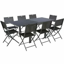 Table Rectangulaire Extensible Piazza 8 P. Graphite Hespéride 6 Table Rectangulaire Extensible Piazza 8 P. Graphite Hespéride -Ledepot-bailleul Soldes Magasin table rectangulaire extensible piazza 8 personnes graphite hesperide 4