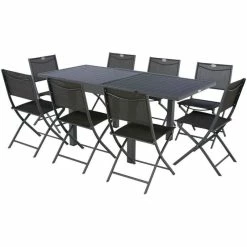 Table Rectangulaire Extensible Piazza 8 P. Graphite Hespéride 7 Table Rectangulaire Extensible Piazza 8 P. Graphite Hespéride -Ledepot-bailleul Soldes Magasin table rectangulaire extensible piazza 8 personnes graphite hesperide 5