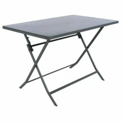Table Rectangulaire Pliante Greensboro 4p Graphite Hespéride 6 Table Rectangulaire Pliante Greensboro 4p Graphite Hespéride -Ledepot-bailleul Soldes Magasin table rectangulaire greensboro 110x70cm graphite hesperide 4