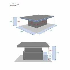 Table Relevable Moorea Terre Ombre Hespéride 7 Table Relevable Moorea Terre Ombre Hespéride -Ledepot-bailleul Soldes Magasin table relevable moorea terre d ombre hesperide 5