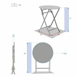Table Ronde Pliante Greensboro 2p Jade Hespéride 5 Table Ronde Pliante Greensboro 2p Jade Hespéride -Ledepot-bailleul Soldes Magasin table ronde pliante greensboro 2p jade hesperide 3