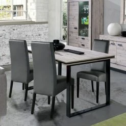 Table Salle Manger 160 Cm Marseille -Ledepot-bailleul Soldes Magasin table salle manger 160 cm marseille 1