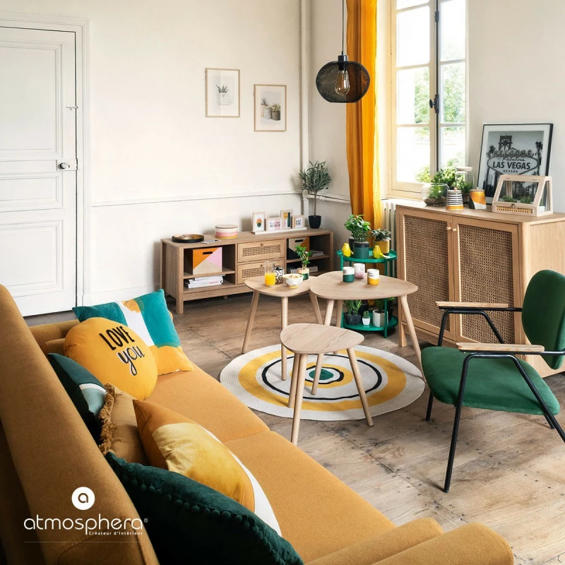 Tables basses Mileo bois lot de 3 Atmosphera Tables Basses Mileo Bois Lot De 3 Atmosphera -Ledepot-bailleul Soldes Magasin tables basses mileo bois lot de 3 atmosphera 1