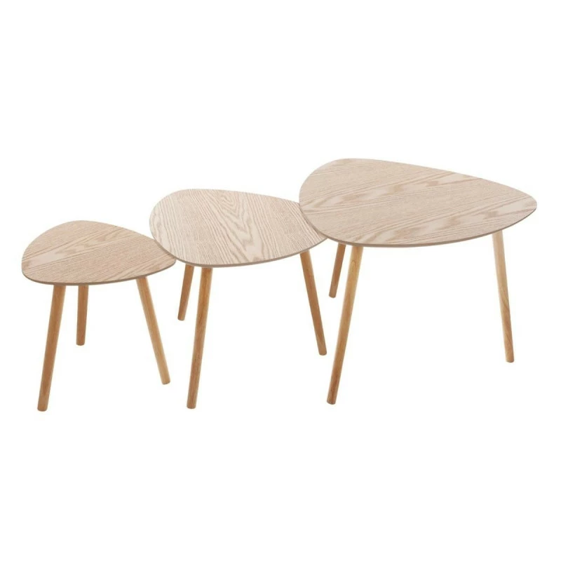 Tables basses Mileo bois lot de 3 Atmosphera Tables Basses Mileo Bois Lot De 3 Atmosphera -Ledepot-bailleul Soldes Magasin tables basses mileo bois lot de 3 atmosphera