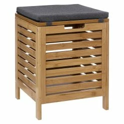 Tabouret Avec Coffre De Rangement Bambou 5Five
