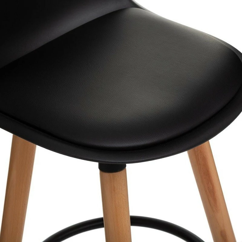 Tabouret bar Maxon simili noir Atmosphera Tabouret Bar Maxon Simili Noir Atmosphera -Ledepot-bailleul Soldes Magasin tabouret bar maxon simili noir atmosphera 1