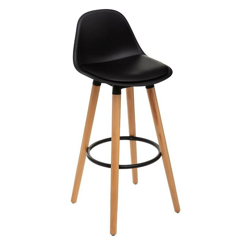 Tabouret bar Maxon simili noir Atmosphera Tabouret Bar Maxon Simili Noir Atmosphera -Ledepot-bailleul Soldes Magasin tabouret bar maxon simili noir atmosphera