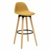Tabouret Bar Maxon Simili Ocre Atmosphera -Ledepot-bailleul Soldes Magasin tabouret bar maxon simili ocre atmosphera