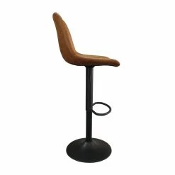 Tabouret De Bar Barcelona PU Cognac -Ledepot-bailleul Soldes Magasin tabouret de bar barcelona pu cognac 4