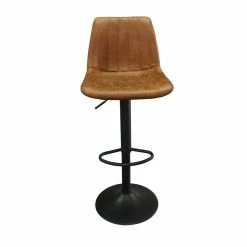 Tabouret De Bar Barcelona PU Cognac -Ledepot-bailleul Soldes Magasin tabouret de bar barcelona pu cognac 5