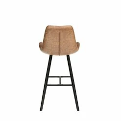 Tabouret De Bar Bas Alicante PU Cognac -Ledepot-bailleul Soldes Magasin tabouret de bar bas alicante pu cognac 2