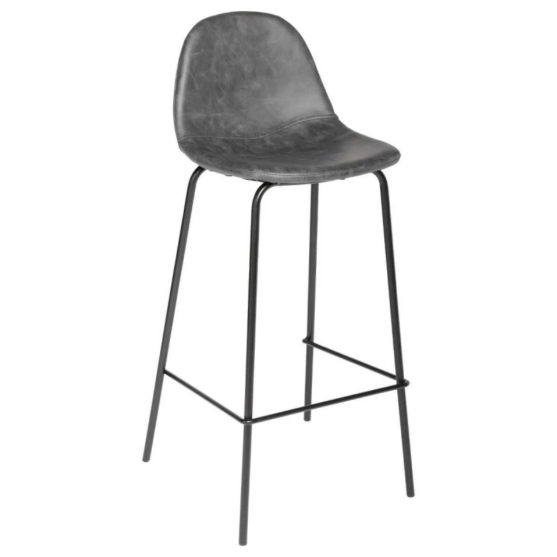 Tabouret de bar gris Vladi Atmosphera Tabouret De Bar Gris Vladi Atmosphera -Ledepot-bailleul Soldes Magasin tabouret de bar gris collection vladi
