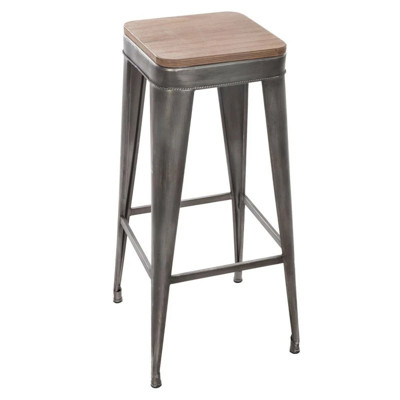 Tabouret de bar gris Joris GM Atmosphera Tabouret De Bar Gris Joris GM Atmosphera -Ledepot-bailleul Soldes Magasin tabouret de bar gris joris gm atmosphera