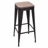 Tabouret De Bar Noir Joris GM Atmosphera -Ledepot-bailleul Soldes Magasin tabouret de bar joris gm atmosphera