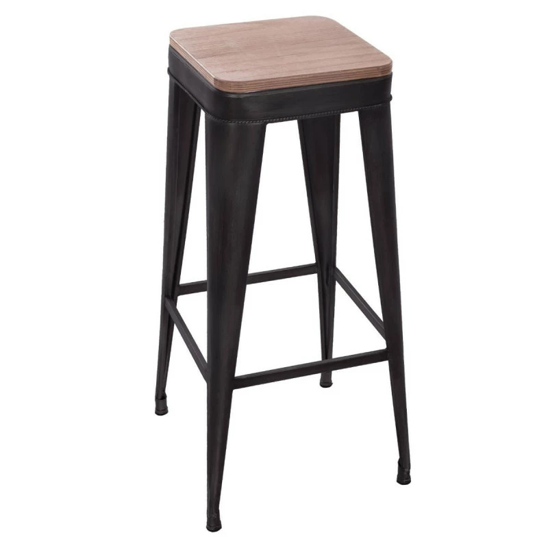 Tabouret de bar noir Joris GM Atmosphera Tabouret De Bar Noir Joris GM Atmosphera -Ledepot-bailleul Soldes Magasin tabouret de bar joris gm atmosphera